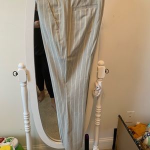Banana Republic Yellow strip grey suit pants (12P)